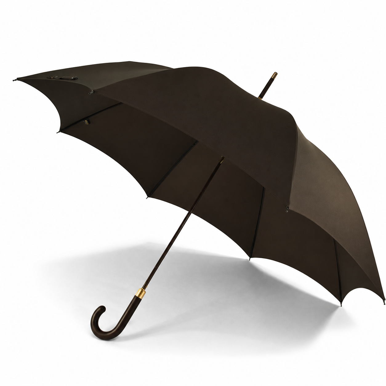 Fox Umbrella | Dark Brown Matt Maple Brown