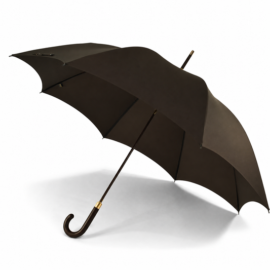 Fox Umbrella | Dark Brown Matt Maple Brown