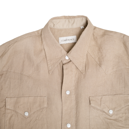 Coherence | Abiquiu Western Shirt Logger Selvedge Denim Indigo