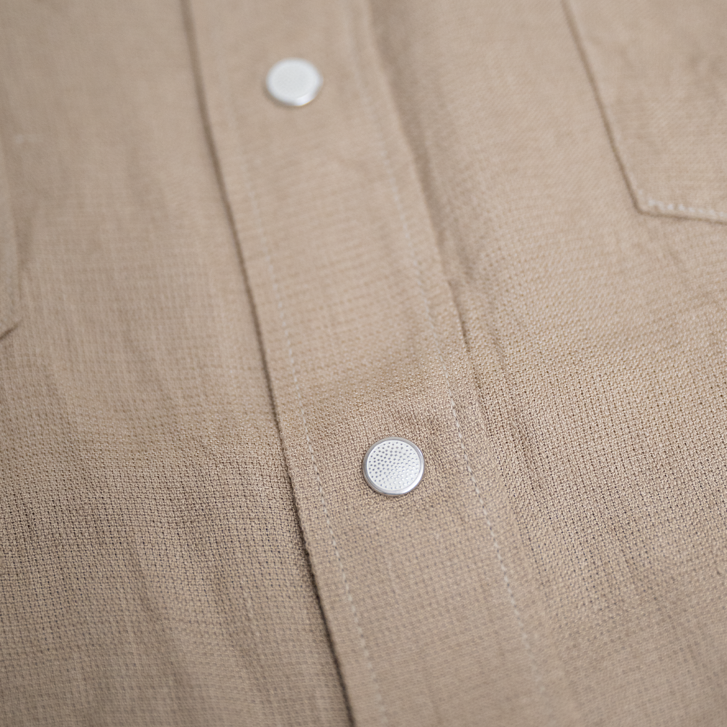Coherence |  Abiquiu Western Shirt Aerocloth Linen Beige