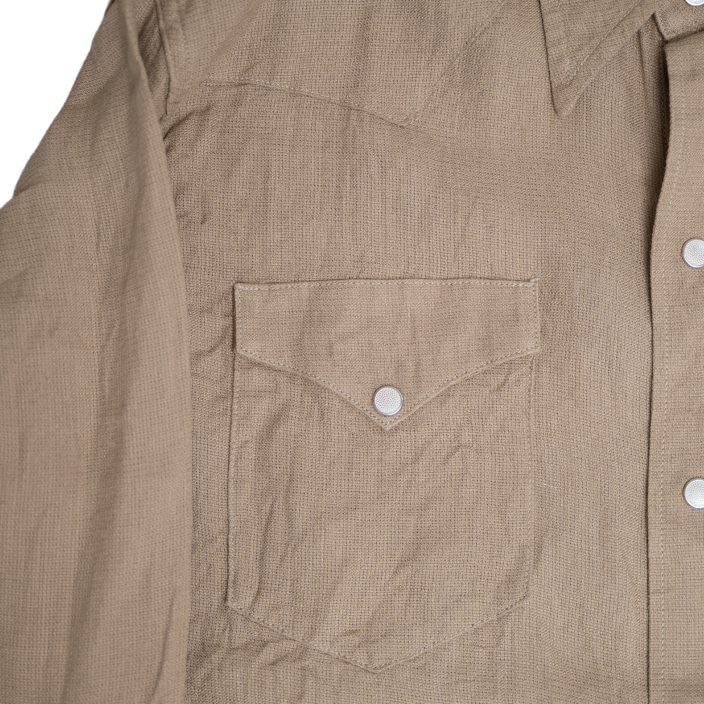 Coherence |  Abiquiu Western Shirt Aerocloth Linen Beige