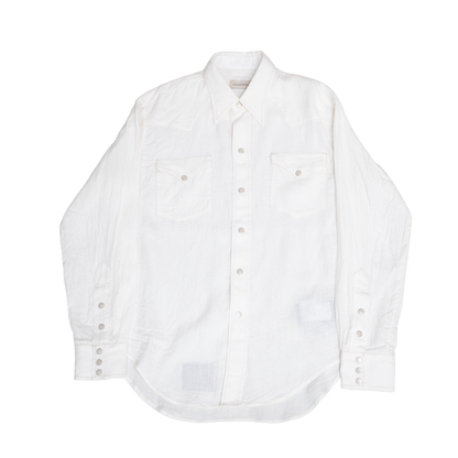 Coherence |  Abiquiu Western Shirt Aerocloth Linen Ivory