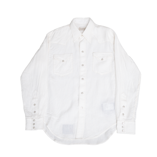Coherence |  Abiquiu Western Shirt Aerocloth Linen Ivory