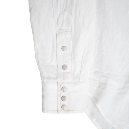 Coherence |  Abiquiu Western Shirt Aerocloth Linen Ivory