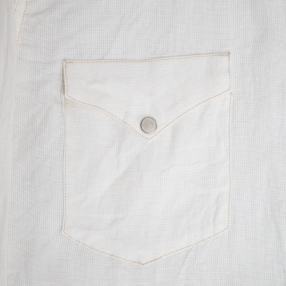 Coherence |  Abiquiu Western Shirt Aerocloth Linen Ivory