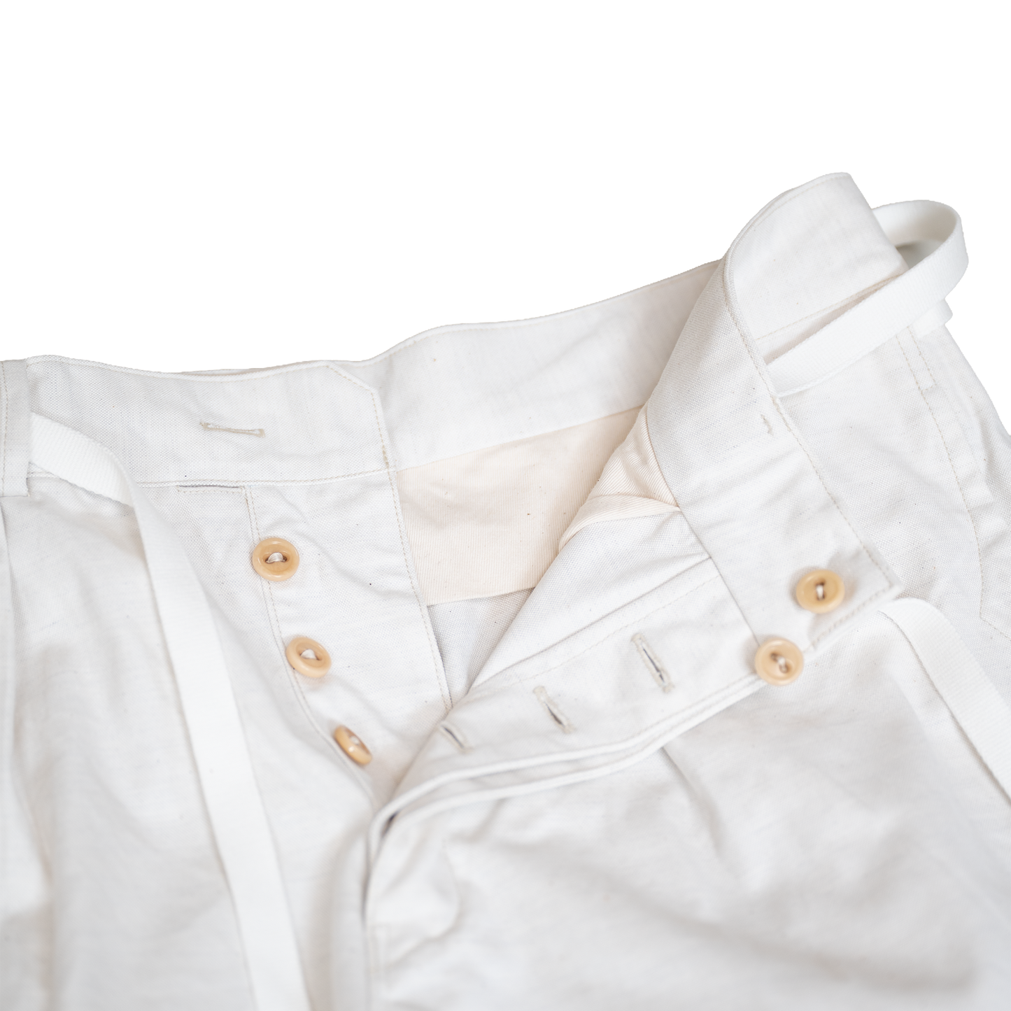 Coherence | Alain Shorts Yacht Canvas White