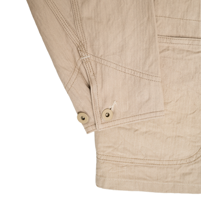 Coherence | Jackson Linen Cotton Chevron Ivory