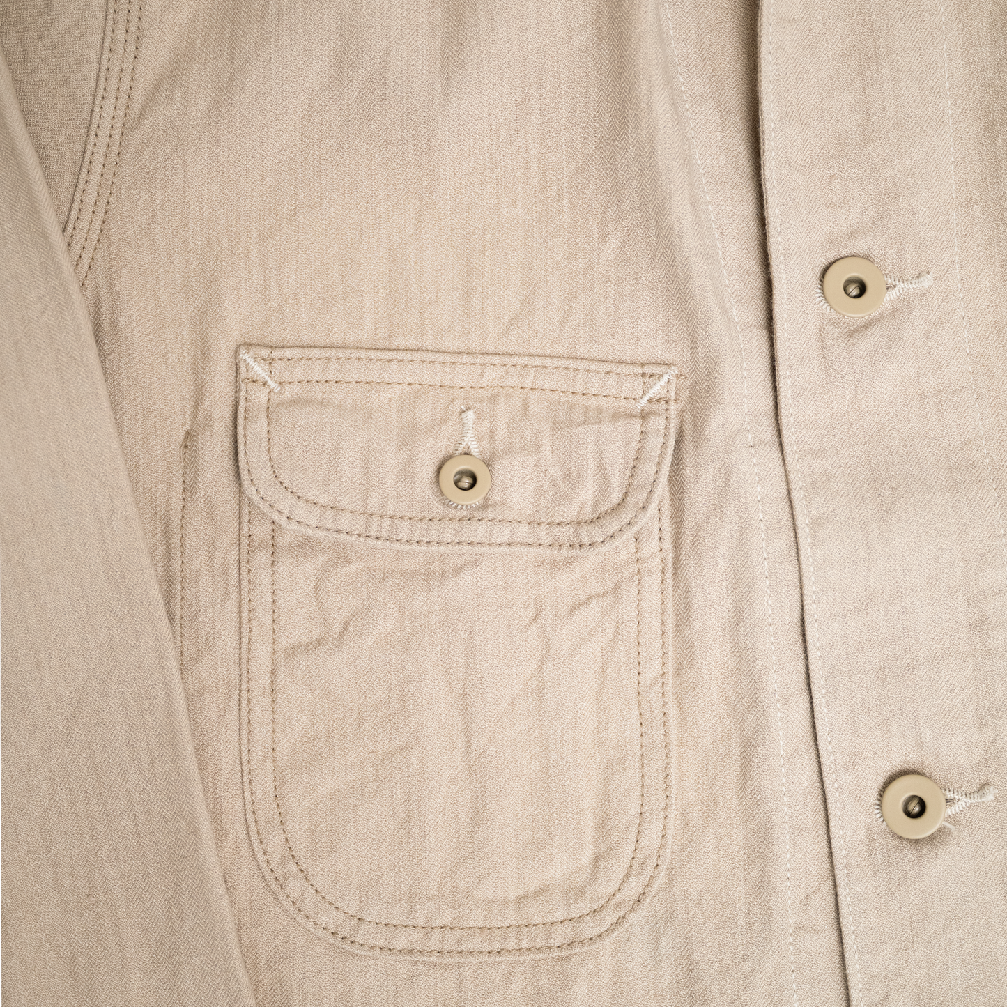 Coherence | Jackson Linen Cotton Chevron Ivory