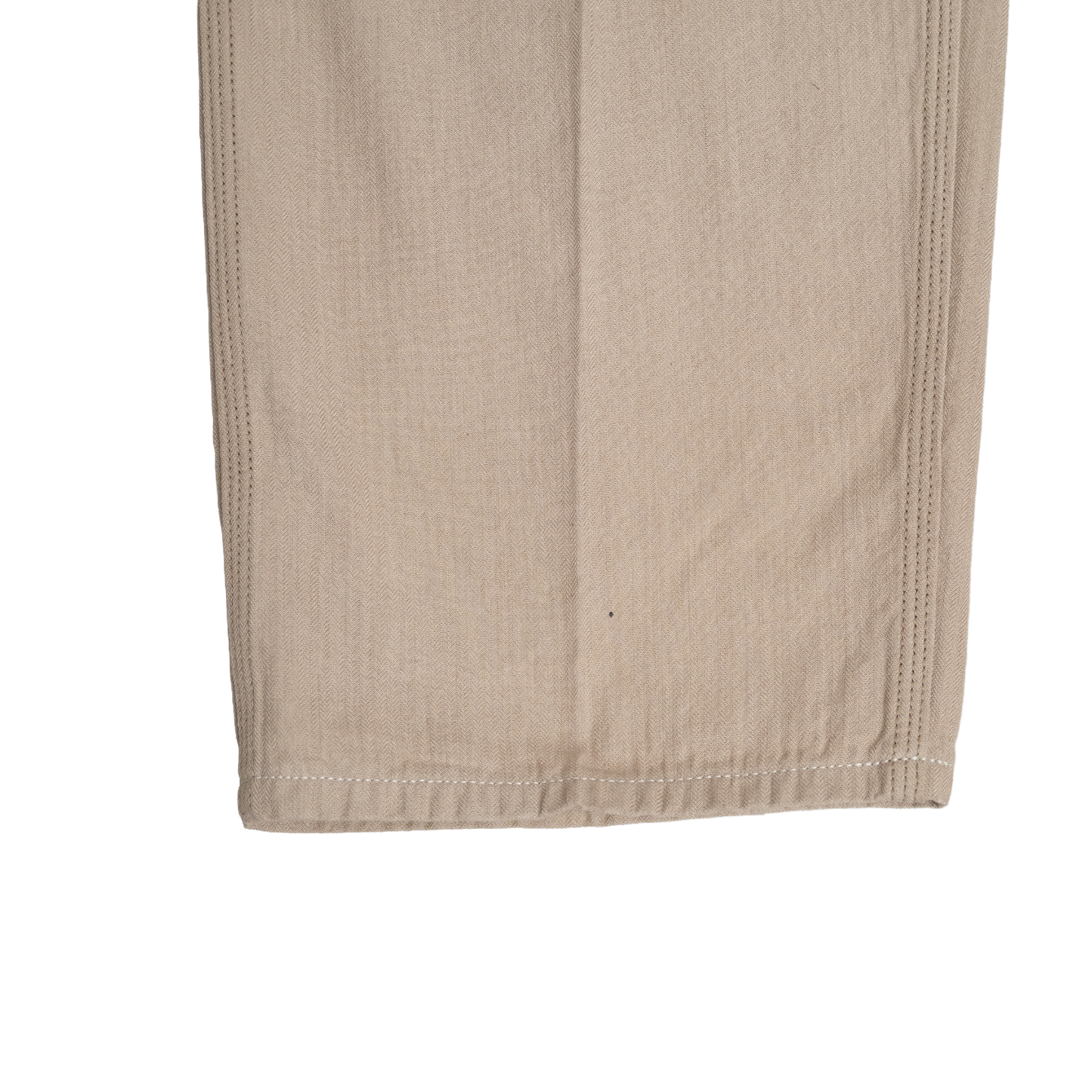 Coherence | Paul Linen Cotton Trousers Ivory Chevron