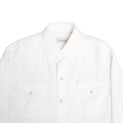 Coherence | Abiquiu Western Shirt Logger Selvedge Denim Indigo