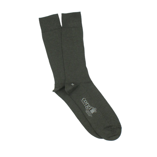 Corgi | Mercerised Cotton Socks Hunter Green