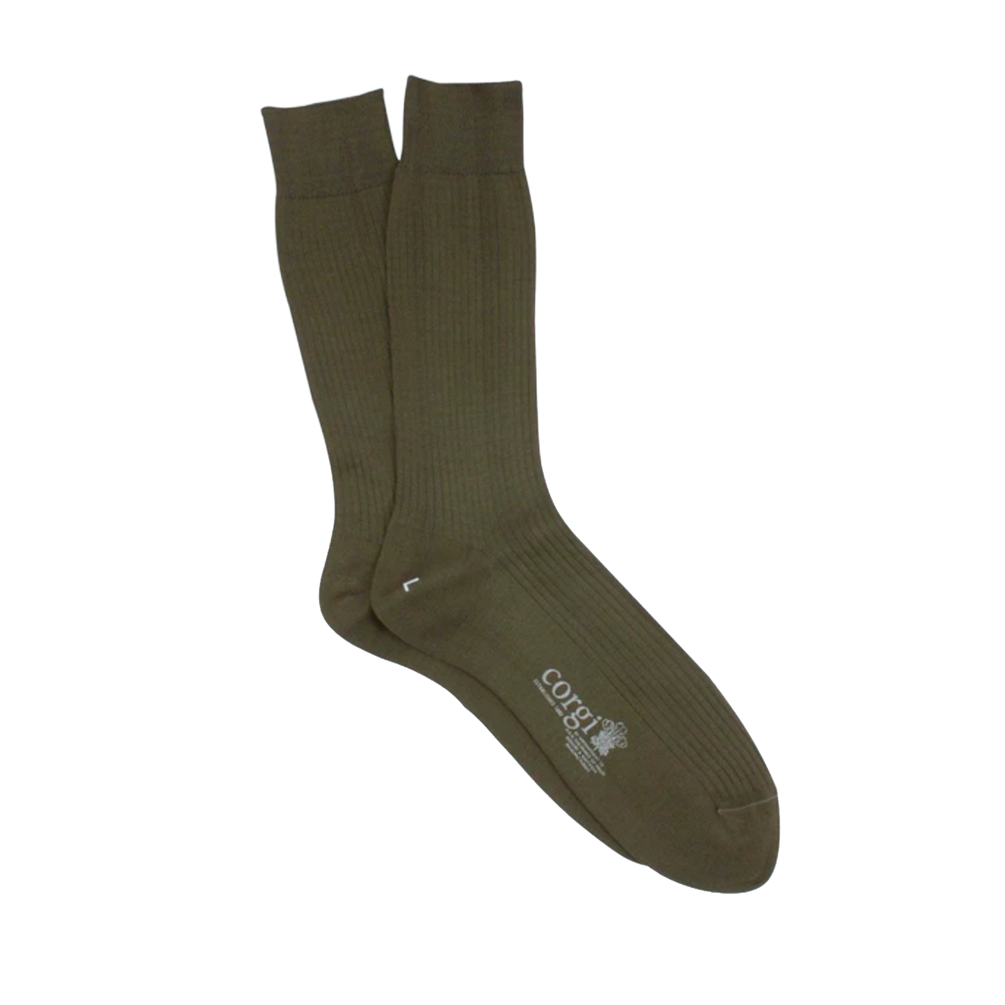 Corgi |  Mercerised Cotton Socks Green