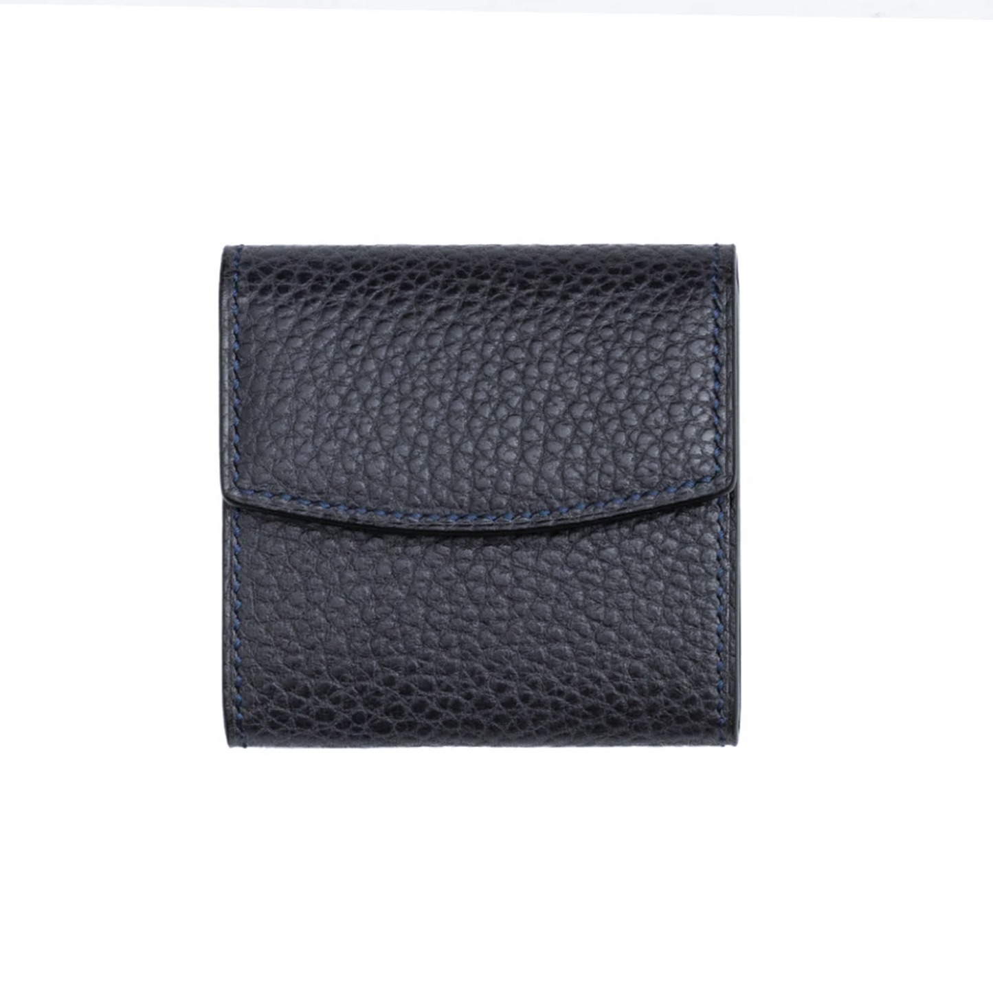 Crevaleathco | Navy Beluga Calf Coin Purse