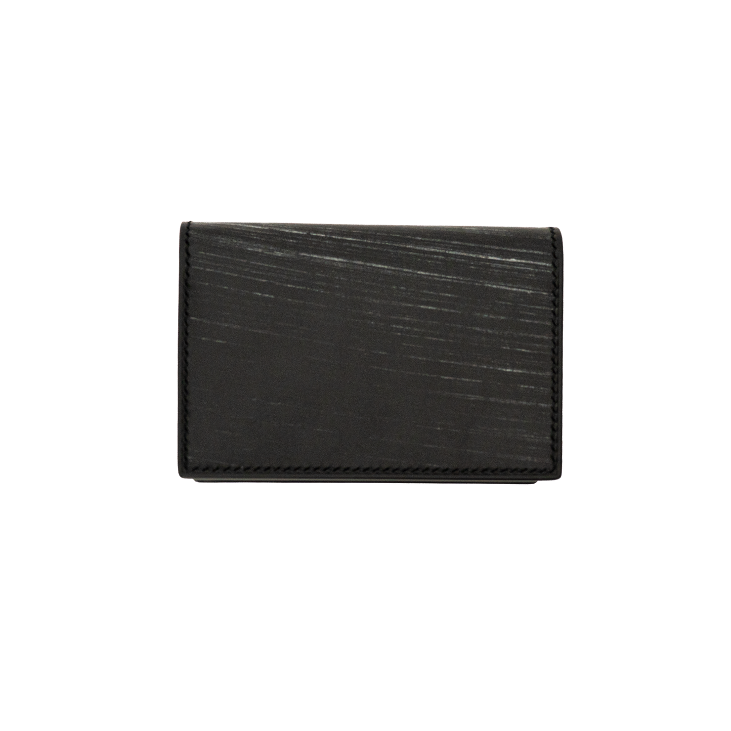 Crevaleathco | Black Bridle Leather Card Case
