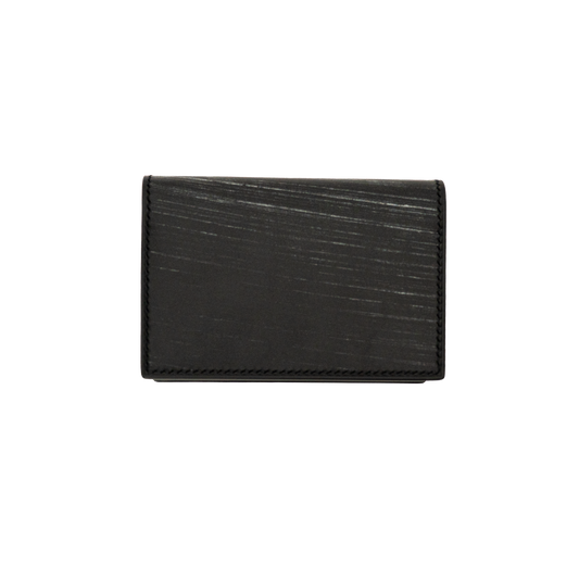 Crevaleathco | Black Bridle Leather Card Case