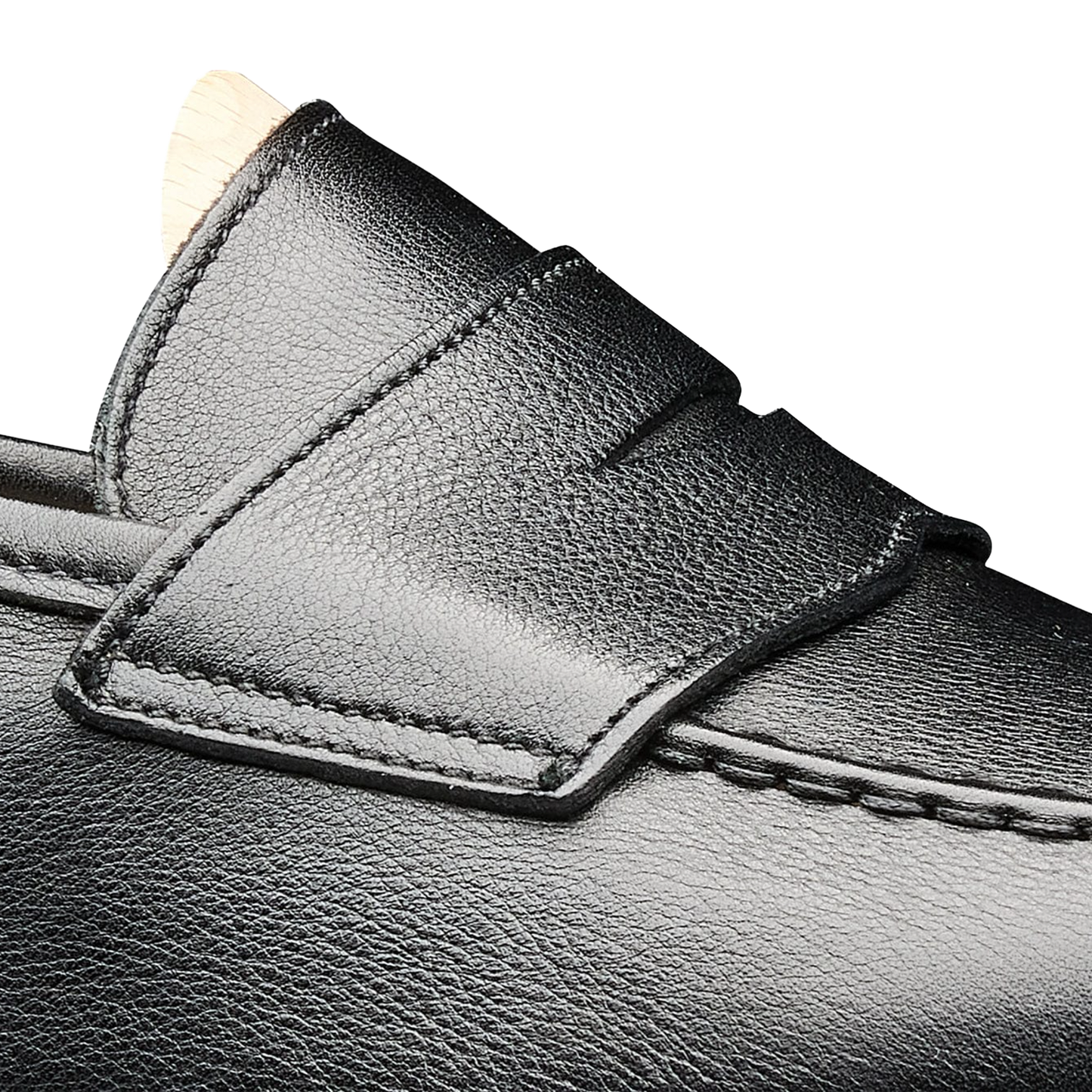 Crockett & Jones | Harvard Penny Loafer Black Milled Calf