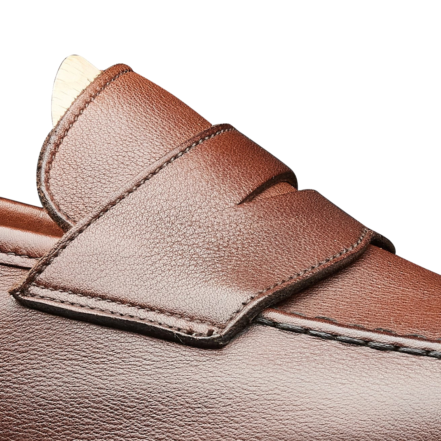 Crockett & Jones | Harvard Penny Loafer Walnut Milled Calf