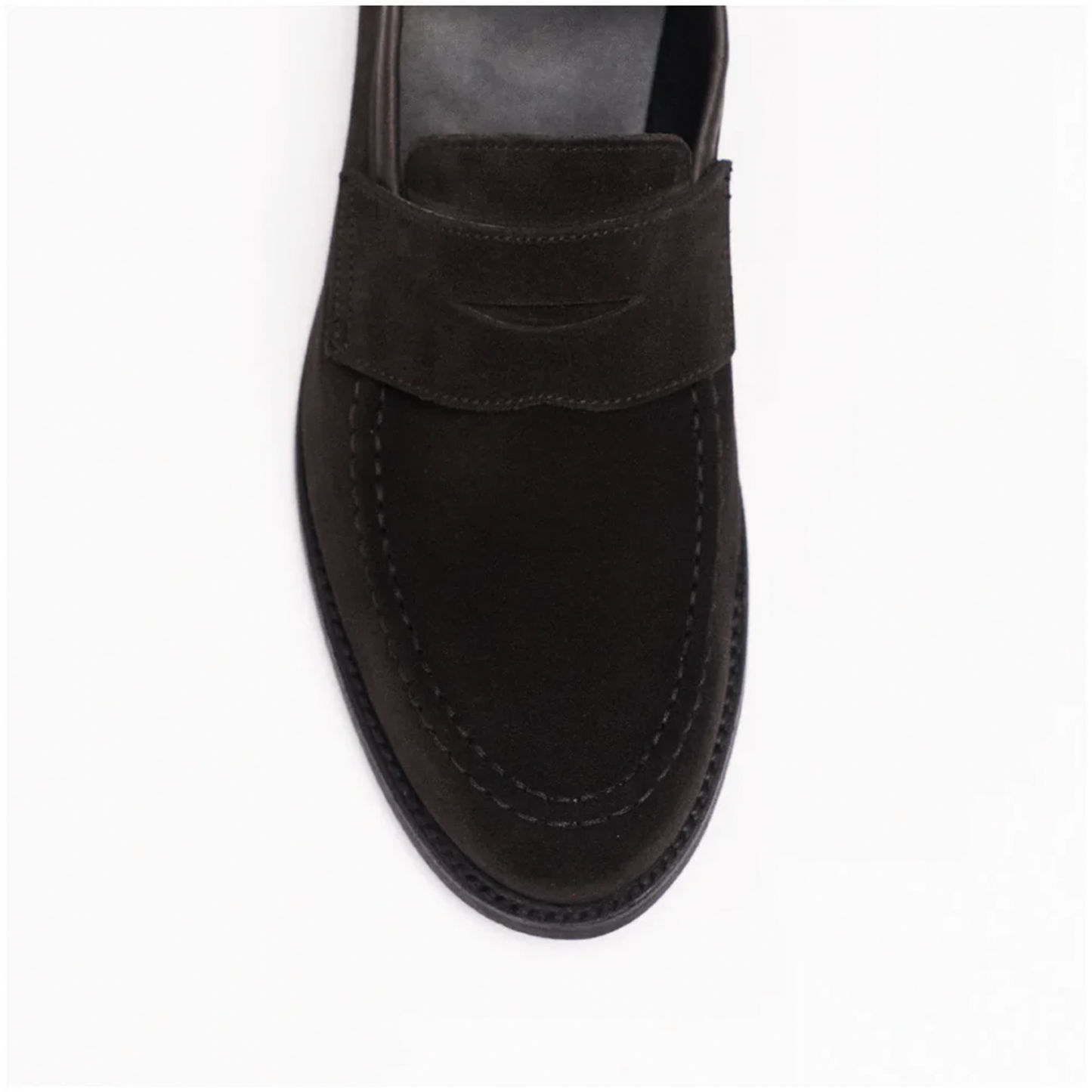 Crockett & Jones | Harvard Penny Loafer Black Suede