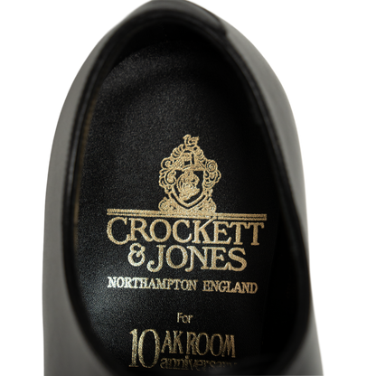 Crockett & Jones | OX OAKROOM 10th Anniversary Whole Cut Oxford Black Calf