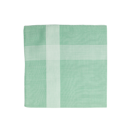 Simonnot Godard | Divert Green Handkerchief