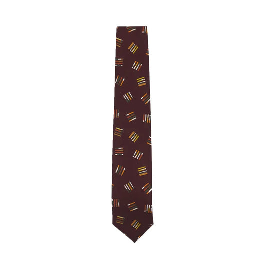 Holliday & Brown | Geometric Pattern in Burgundy E2428 A