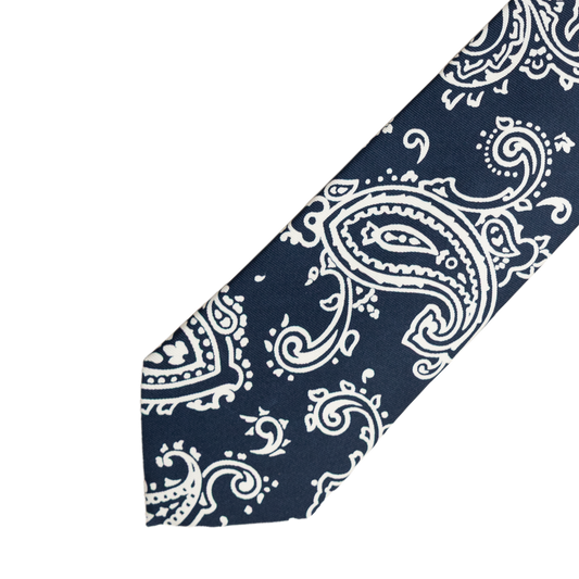 Holliday &amp; Brown | Square Geometric Tie Rust E25214
