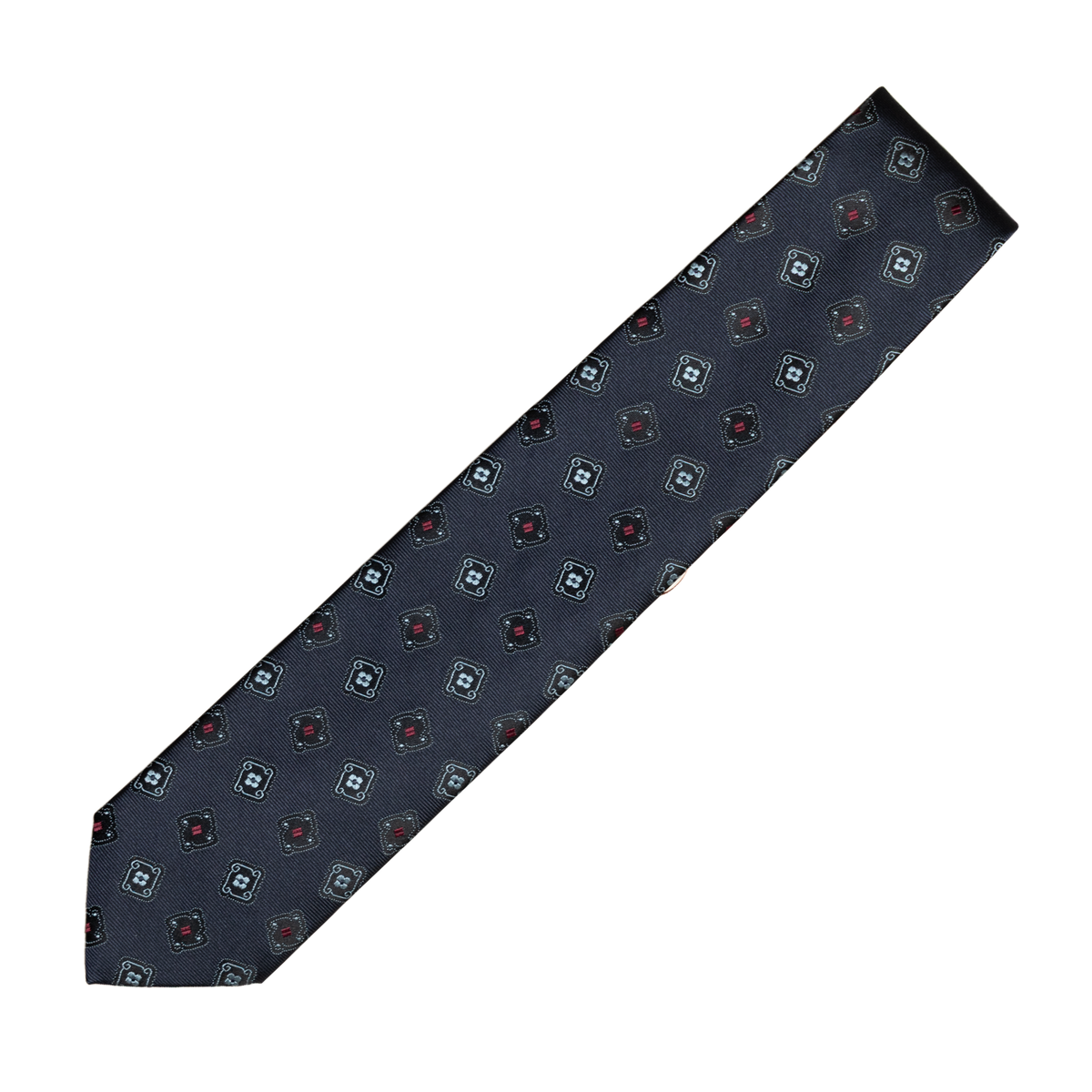 Holliday &amp; Brown | Square Geometric Tie Rust E25214
