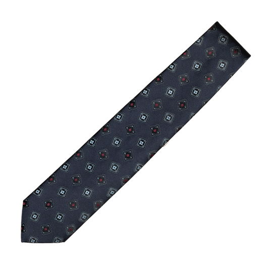 Holliday &amp; Brown | Square Geometric Tie Rust E25214