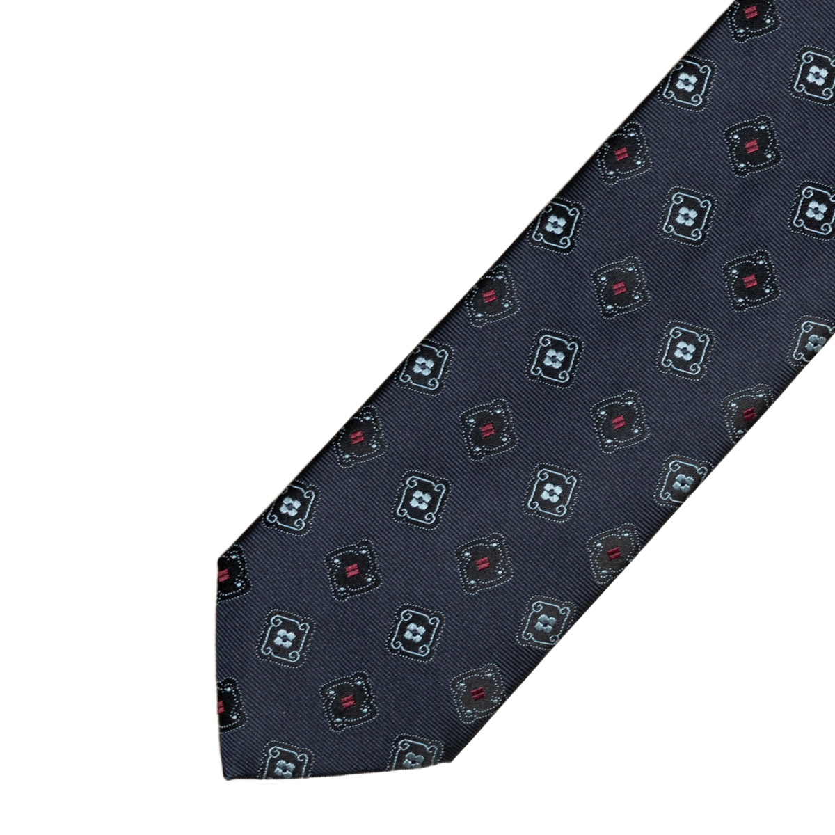 Holliday &amp; Brown | Square Geometric Tie Rust E25214