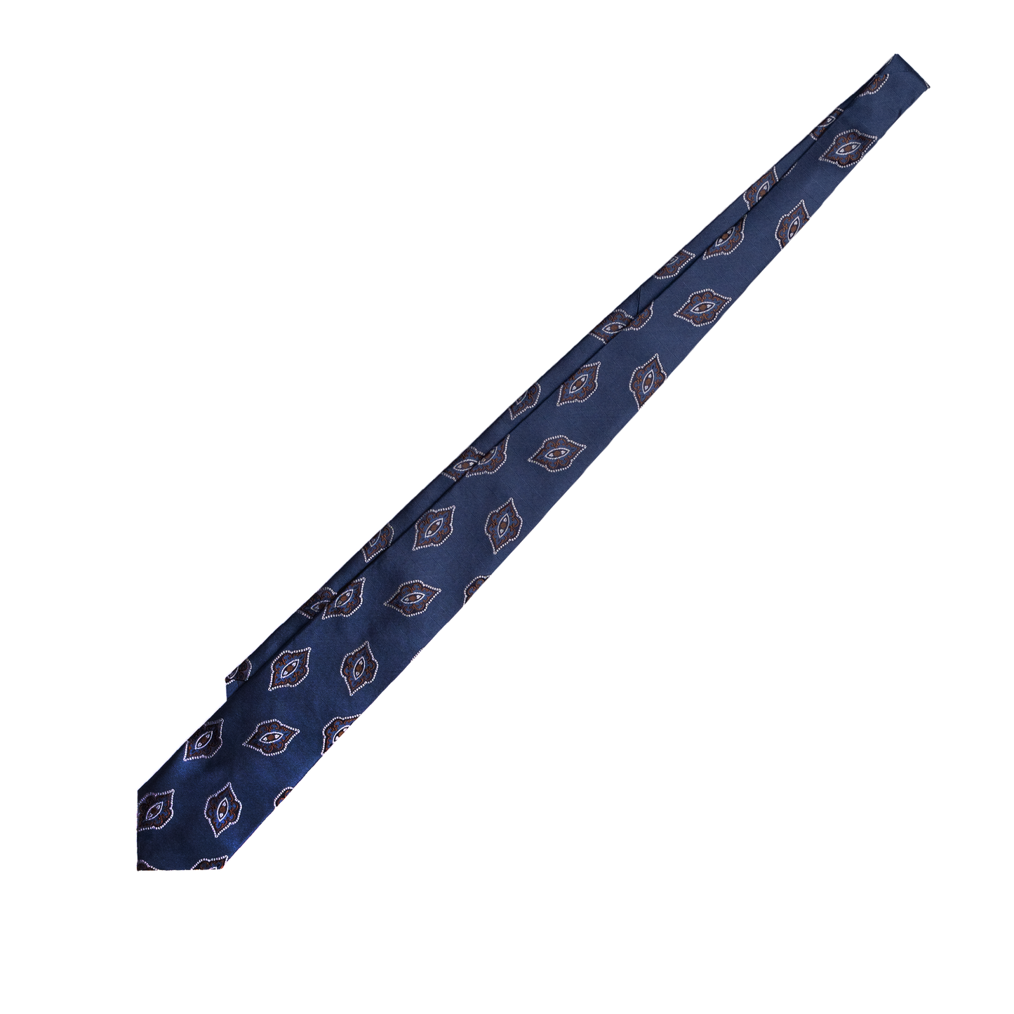 Holliday &amp; Brown | Square Geometric Tie Rust E25214
