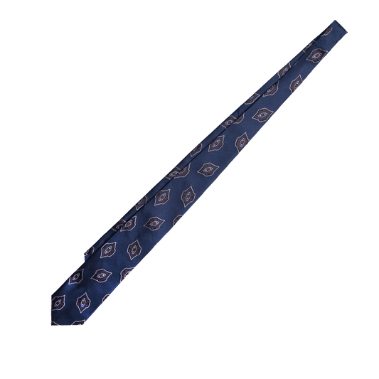 Holliday &amp; Brown | Square Geometric Tie Rust E25214