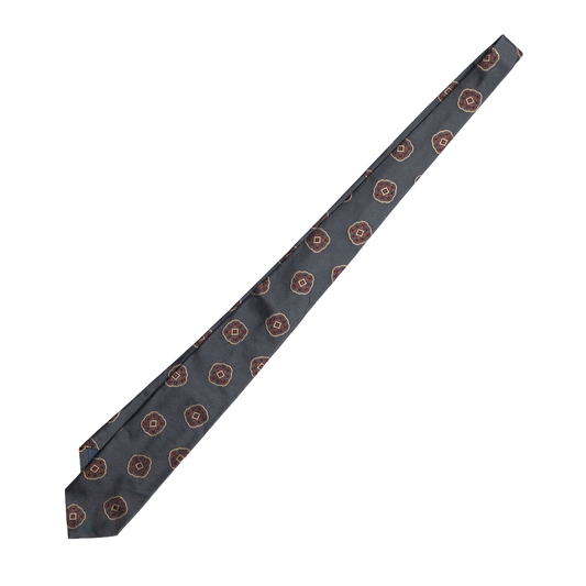 Holliday &amp; Brown | Square Geometric Tie Rust E25214