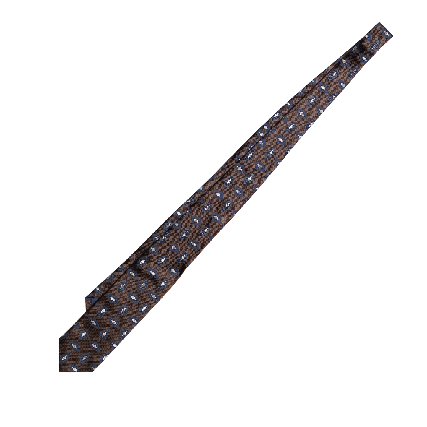 Holliday &amp; Brown | Square Geometric Tie Rust E25214
