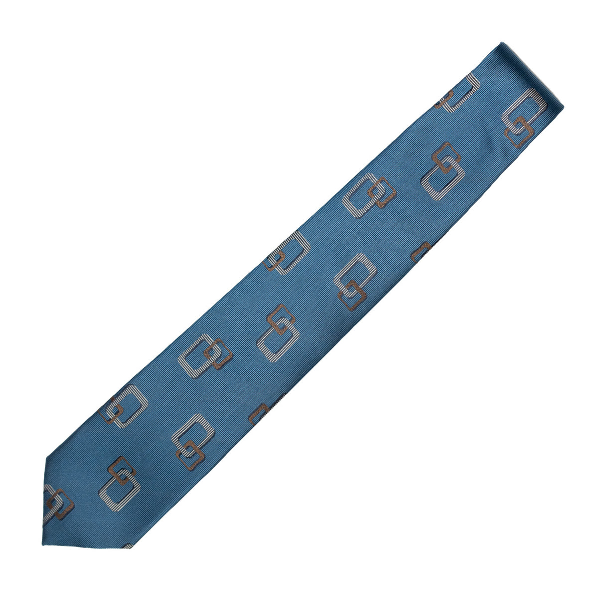 Holliday &amp; Brown | Square Geometric Tie Rust E25214