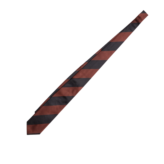 Holliday &amp; Brown | Square Geometric Tie Rust E25214