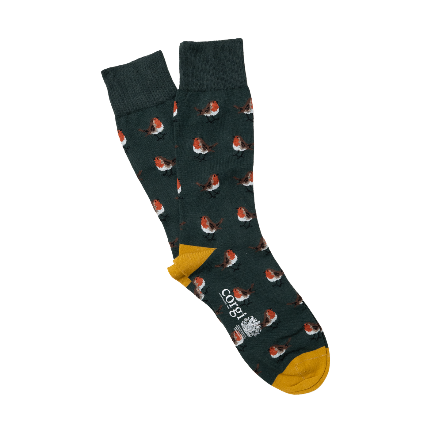 Corgi | Mercerised Cotton Socks Hunter Green