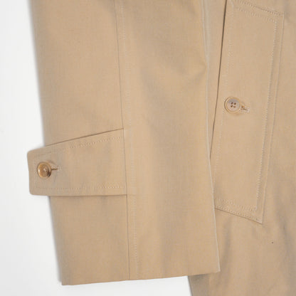Coherence | Foufou II Gabardine Beige Double Breasted Coat
