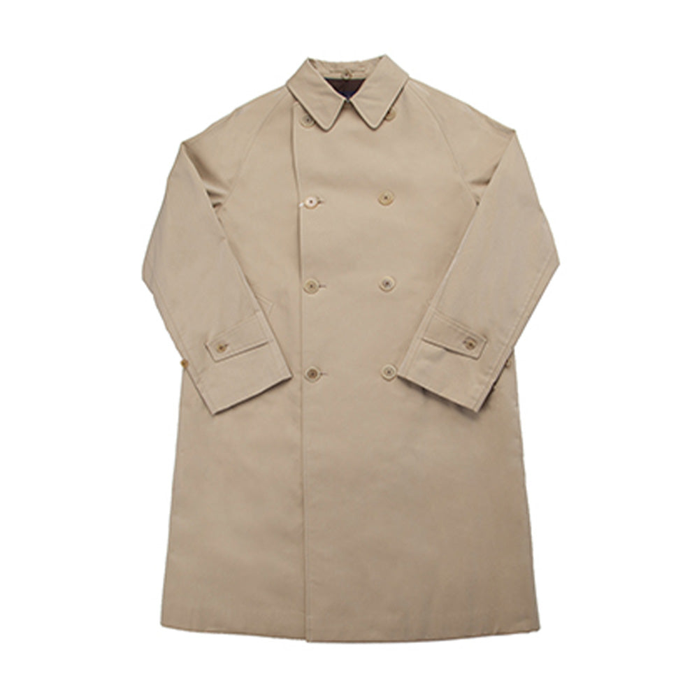 Coherence | Foufou II Gabardine Beige Double Breasted Coat