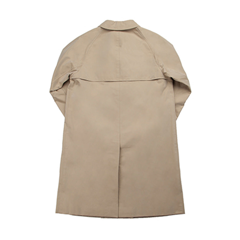 Coherence | Foufou II Gabardine Beige Double Breasted Coat