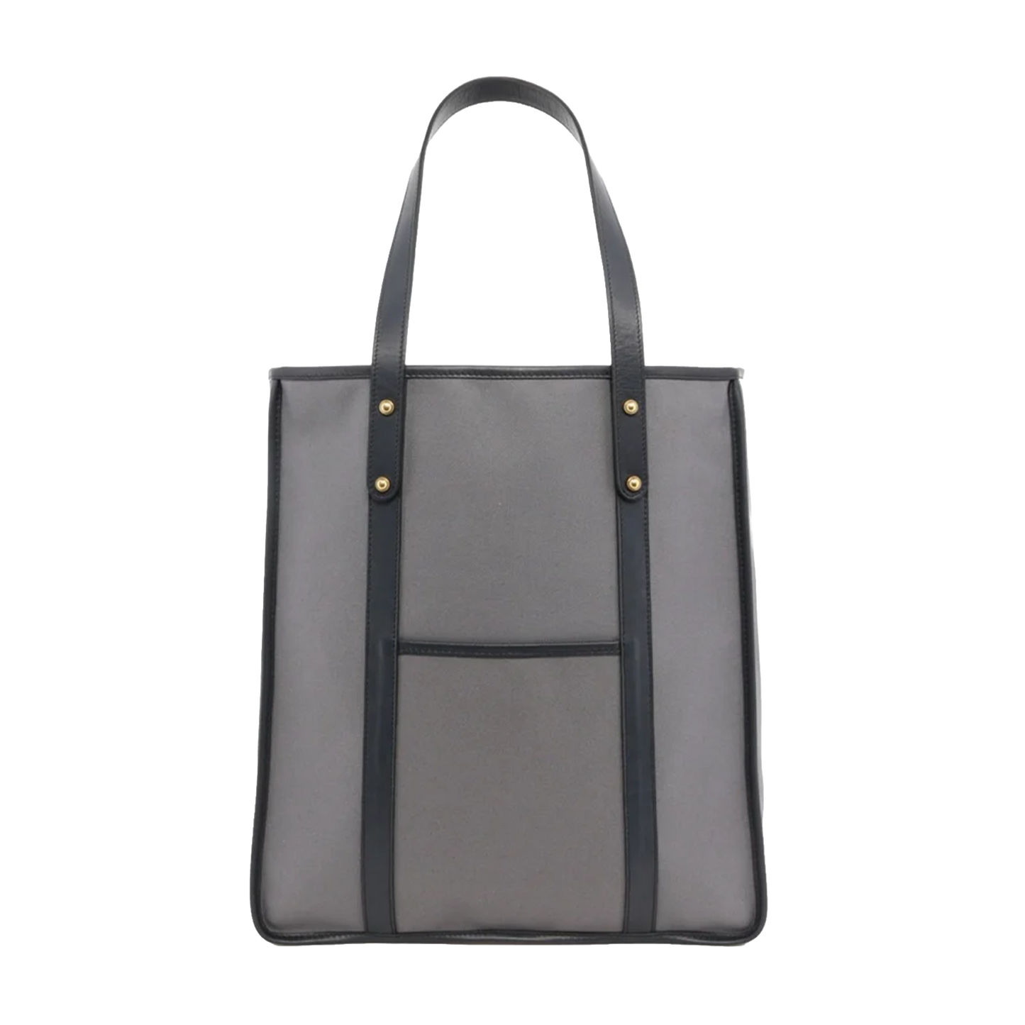 Frank Clegg | Canvas Market Tote Grey / Navy