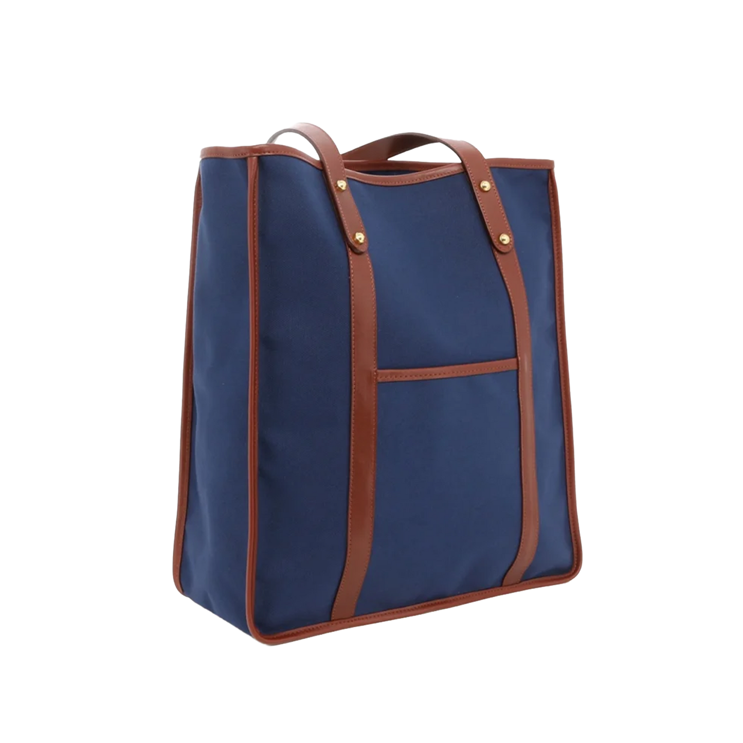 Frank Clegg | Canvas Market Tote Royal Blue / Chestnut