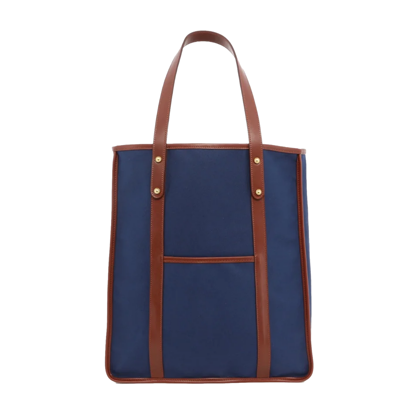 Frank Clegg | Canvas Market Tote Royal Blue / Chestnut