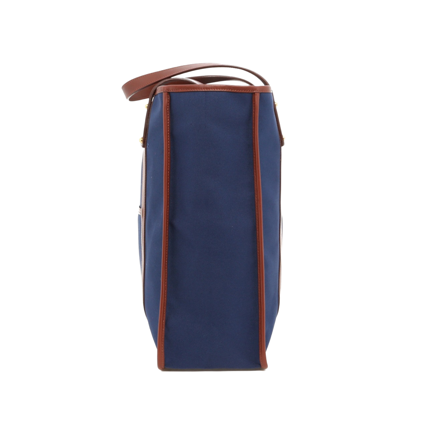 Frank Clegg | Canvas Market Tote Royal Blue / Chestnut