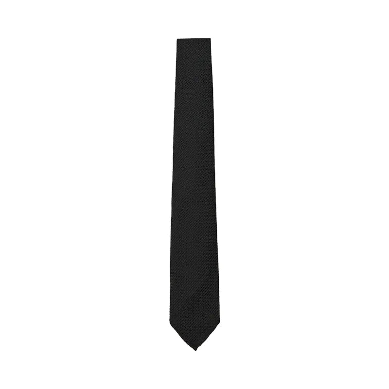 Holliday & Brown | Fresco Fabric Tie Black GRI24 1