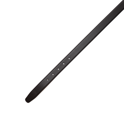 Simonnot Godard | Grained Galuchat 25mm Brass Moka Belt