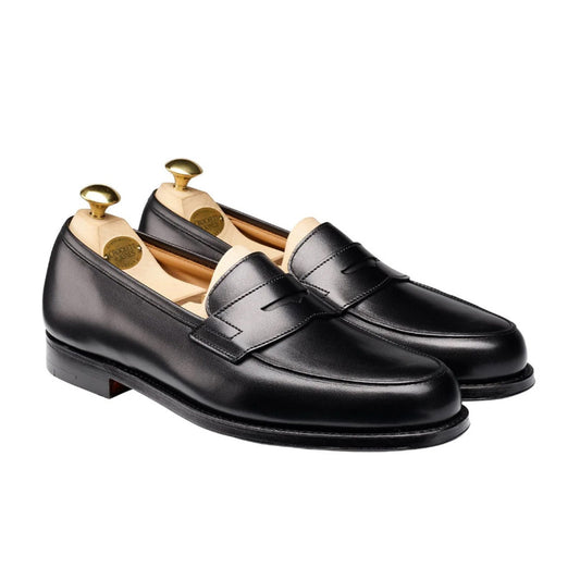 Crockett & Jones | Grantham Penny Loafer Black Calf