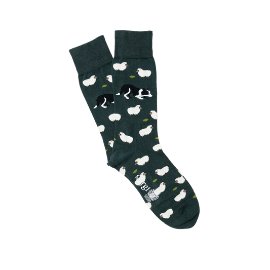 Corgi | Mercerised Cotton Socks Hunter Green