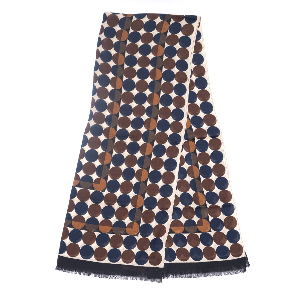 Holliday & Brown | Wool Scarf Multi Dots 55398 6