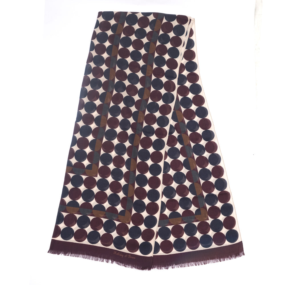 Holliday & Brown | Wool Scarf Multi Dots 55398 2