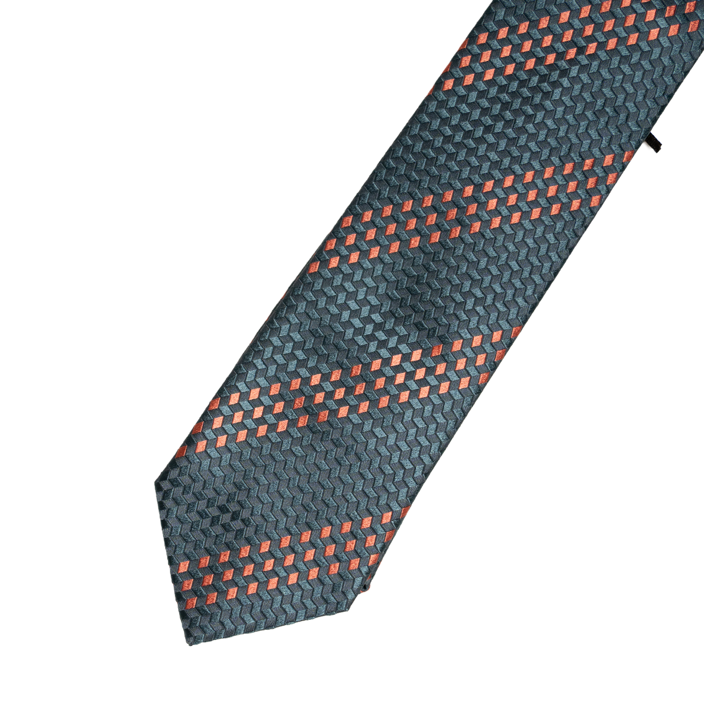 Holliday & Brown | 100th Anniversary Diamond Motif Stripe Tie Blue FH467 9